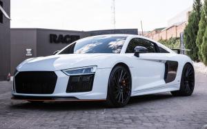 Audi R8 by Vorsteiner & RACE! on Vossen Wheels (VPS-305T) 2019 года